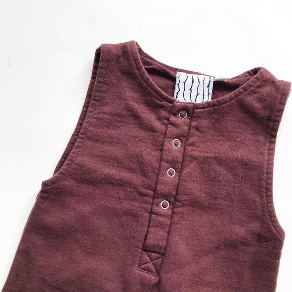 6sticks brown jumper EUC 6-9 months - Picture 2 of 6